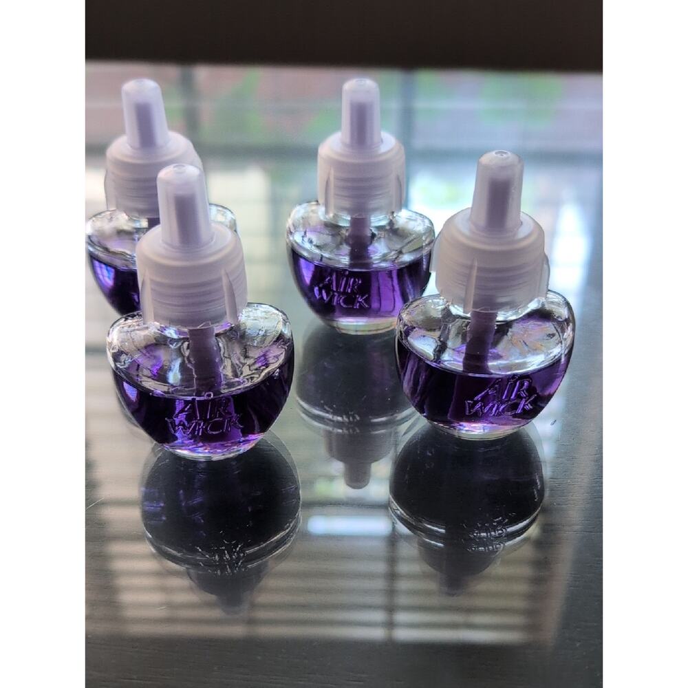 Airwick Plug In Scented Oil Refills Set Of 4 Lavender Chamomile
